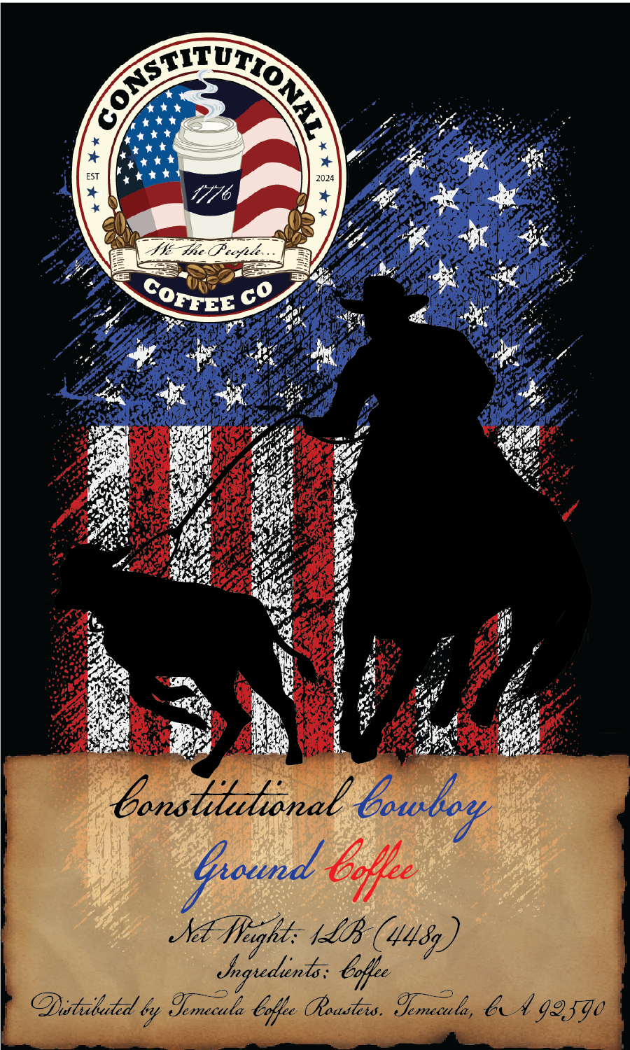 Constitutional Cowboy - Cowboy Blend - Ground Coffee