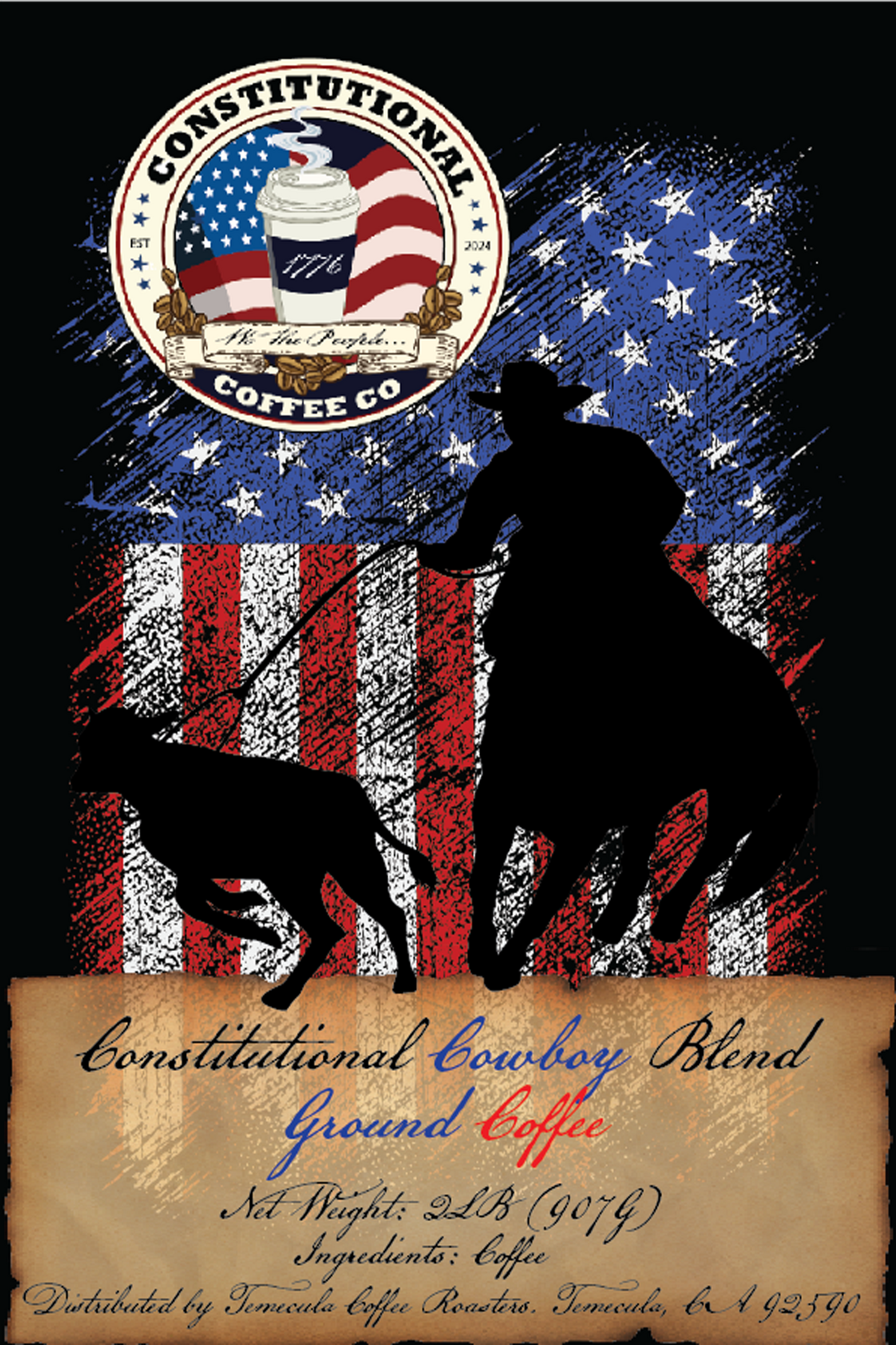 Constitutional Cowboy - Cowboy Blend - Ground Coffee