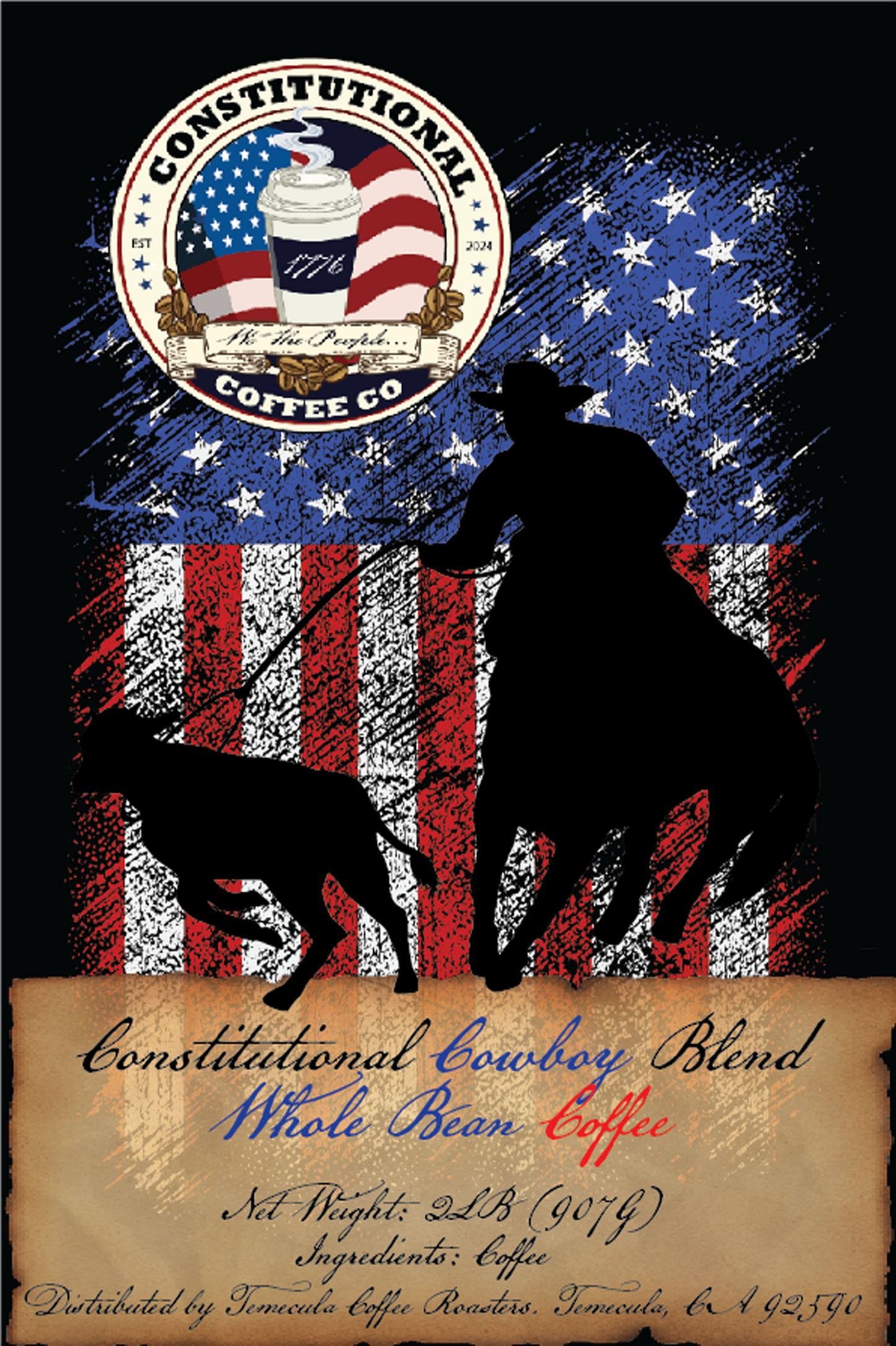 Constitutional Cowboy - Cowboy Blend - Ground Coffee